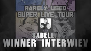 RUSLT Winner interview  Sabella [upl. by Rainer]