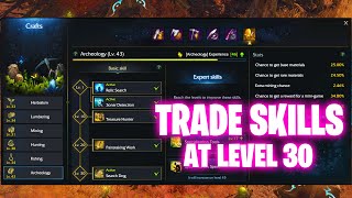 All Trade skills at level 30 lost ark Guide [upl. by Harikahs]