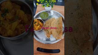 Vrat special farali dosa shorts Dosa recipe farali [upl. by Ydnamron]