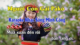 Người Con Gái Pakô Karaoke Nhạc Sống  Tone Nữ [upl. by Arraik4]