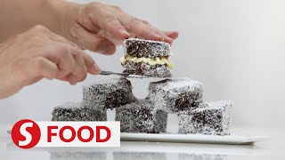 Retro Recipe Lamington cake [upl. by Sello]