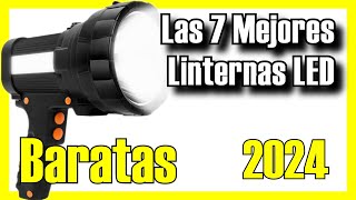 🔦🔥 Las 7 MEJORES Linternas LED BARATAS de Amazon 2024✅CalidadPrecio Potentes y Recargables [upl. by Uttasta]