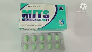 Mits 75mg Tablet Uses in UrduMits 15mg Tablet UsesMits Tablet 75mg  Meloxicam Mits Tablet Uses [upl. by Aronoh662]