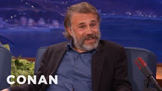 Christoph Waltz On The Difference Between Germans amp Austrians  CONAN on TBS [upl. by Ivon]