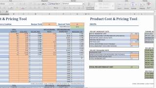 Food Product Cost amp Pricing Tutorial [upl. by Noble]