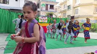 Basai paryo aaja Rati by Grade 3 [upl. by Salomie]