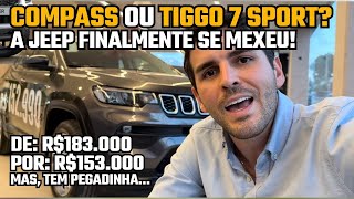 Jeep Compass 2025 baixou R30000 vale a pena essa versão Sport zero km com desconto [upl. by Theresina606]