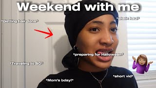 WEEKEND WITH ME  shein haul moms bday traveling to SC getting hair done etc [upl. by Ahsot]