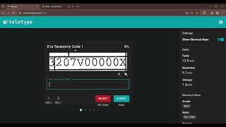 Teletype Data Entry [upl. by Suoilenroc]