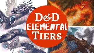 DampD MONSTER RANKINGS  ELEMENTALS [upl. by Ingvar]