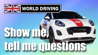 Show Me Tell Me Questions 2024 UK driving test questions [upl. by Nedloh]