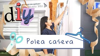 CÓMO HACER POLEA EN CASA DIY [upl. by Ennyletak]