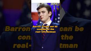 Barron Trump has completely replaced Ivanka he’s practically the reallife Batmancelebrity foryou [upl. by Houston]