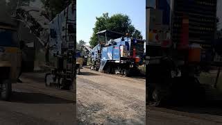 Asphalt milling shortvideo automobile asphaltcontractor shortvideos railway asphalting [upl. by Ardnasyl]