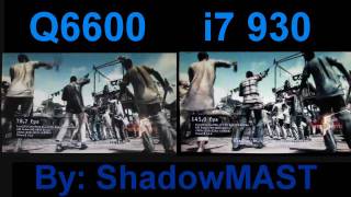 Resident Evil 5 Benchmark Q6600 vs I7 [upl. by Ulla138]