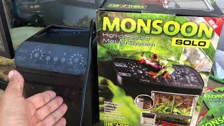 Demo of the Exo Terra Monsoon Misting System at LLLReptile [upl. by Eilsew954]