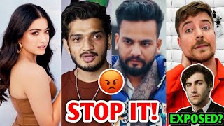 STOP IT Munawar Faruqui on Elvish Yadav 😡 Airrack EXPOSED MrBeast Rashmika Uk07 Rider Mythpat [upl. by Nagy409]