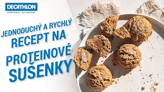 Jednoduché recepty 1 Proteinové sušenky  Decathlon Česká republika [upl. by Crosley]