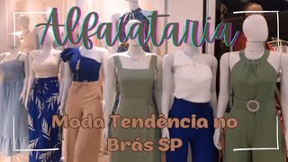 MODA FEMININA TENDÊNCIA VERÃO 2025 no Brás  ALFAIATARIA no Shopping Vautier Premium [upl. by Norraj]