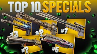 Top 10 Exotic Special Weapons In Destiny 2 [upl. by Dygall]