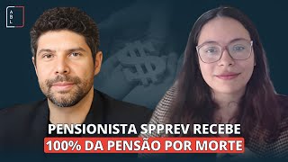 Pensionista da SPPREV passa a receber 100 da pensão por morte [upl. by Nnaecarg161]