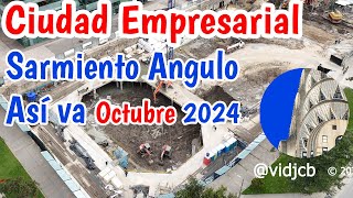 Así va la torre 6 de la Ciudad Empresarial Sarmiento Angulo Octubre 2024 [upl. by Leirza]