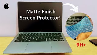 Apple MacBook Air M1 Screen Protector Installation Guide  How to Apply Screen Protector on Laptop [upl. by Wendt477]