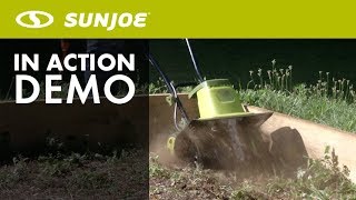 TJ602E  Sun Joe Electric 12 Inch 8 Amp Garden TillerCultivator [upl. by Anehsuc363]