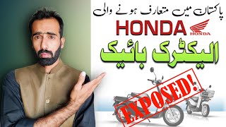 Honda Launched BENLY e Electric Bike In Pakistan  Electric Bike 2024 model in Pakistan [upl. by Aitel]