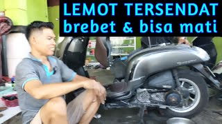 HONDA SCOOPY BREBET DAN MATI DI JALAN [upl. by Eltsyrk]