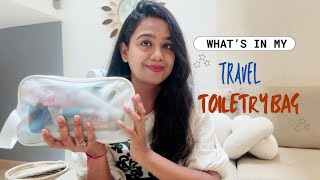 Whats in My Toiletry Bag  Ultimate Toiletry Bag Essentials for Indians Travel Essentials [upl. by Lucy]