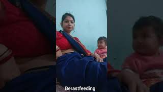 breastfeeding vlogs indian village mom [upl. by Aehtorod571]