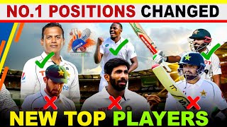 No1 positions changes in ICC Test ranking  Latest ranking update [upl. by Aicineohp]