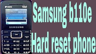 Samsung smB110E reset phone [upl. by Lupien]