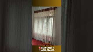 Sheer Transparent Curtain  Linen Thick CurtainGet Curtain to your home by RDecors☎️0722128353 [upl. by Adihsaar620]