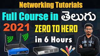 Computer Networking Full Course in One Video  Full Tutorial for Beginners to Expert TELUGU  2021 [upl. by Ailima480]