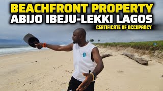 BEACHFRONT  SEAVIEW PROPERTY AT BEHIDE EKO AKETE ABIJO IBEJULEKKI LAGOS NIGERIA [upl. by Avie]