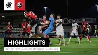 HIGHLIGHTS  Boreham Wood v Maidenhead United  13th Sep 2022 [upl. by Annodal]