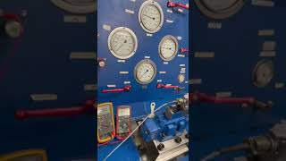 Test Run After Repair  Rexroth Servo Valve R901423297 [upl. by Yroggerg199]