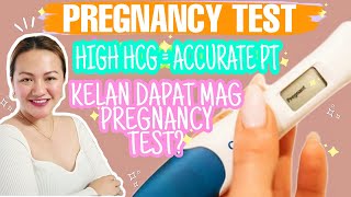 PREGNANCY TEST TAMANG PARAAN IWAS FAINT LINE  MABABANG HCG  Nurse Aileen [upl. by Ennairej]