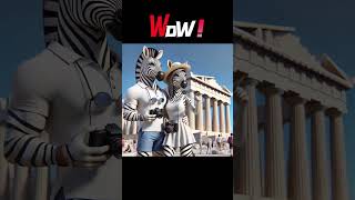 Exploring Ancient Athens Animal Couple at the Acropolis  Animals PVC edit [upl. by Breena]