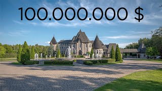 100 Million Luxury Mansion in Canada  Dream Mansion Tour [upl. by Hsetirp292]