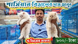 ৭ দিনের ধামাকা অফারে বিড়াল😍  Persian Cat price in Bangladesh  Katabon Animal market in Bangladesh [upl. by Samale]