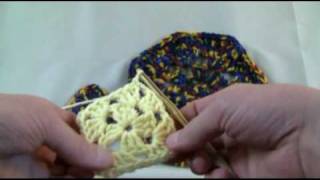 How To Crochet Octagon Granny Afghan  RH 3 0f 3 [upl. by Houlberg]