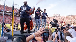 FLY performs quotSwag Surfinquot in JordanHare Stadium [upl. by Esmerolda]