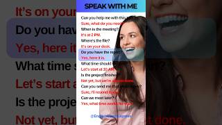 How To Speak English At Work Business English [upl. by Nolyak]