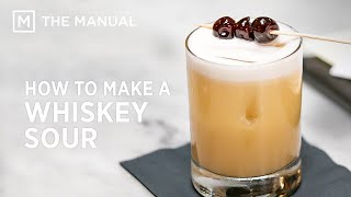 How to Make a Whiskey Sour [upl. by Dorran61]