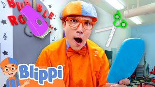 Blippi Gets A Haircut  Blippi  Educational Videos for Kids [upl. by Annayoj]