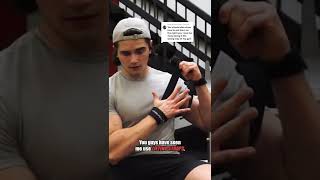 How To Put On Lifting Straps shorts fitness tutorial foryou [upl. by Aikel222]