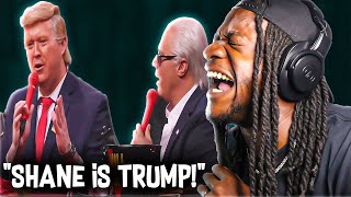 Shane Gillis Impressions of DONALD TRUMP HILARIOUS ft Joe Biden REACTION [upl. by Tait]